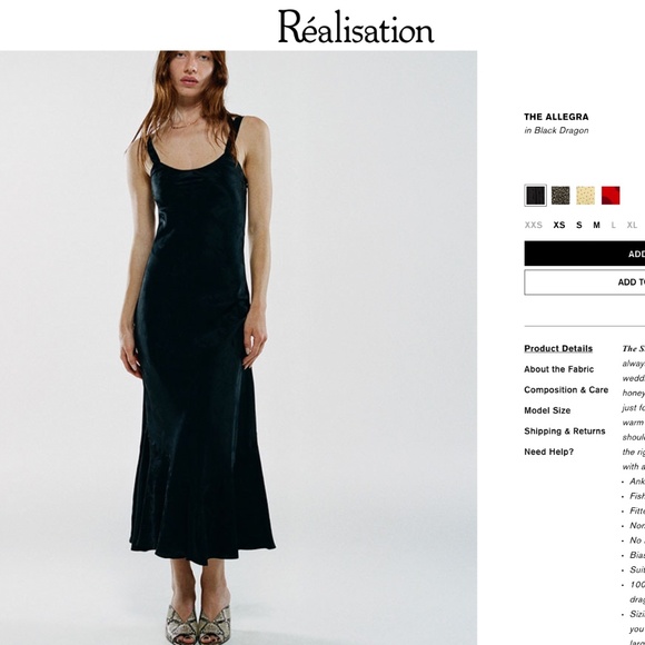 Realisation Par Dresses & Skirts - Realisation Par "The Allegra" in Black Dragon